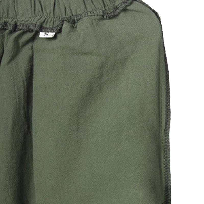 WorldNorse Textured Cropped Tie Cuff Trousers Costume Pant - image 2