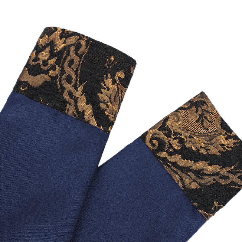 WorldNorse Viking Regal Gold Brocade Trimmed Tunic Costume Robe - image 15