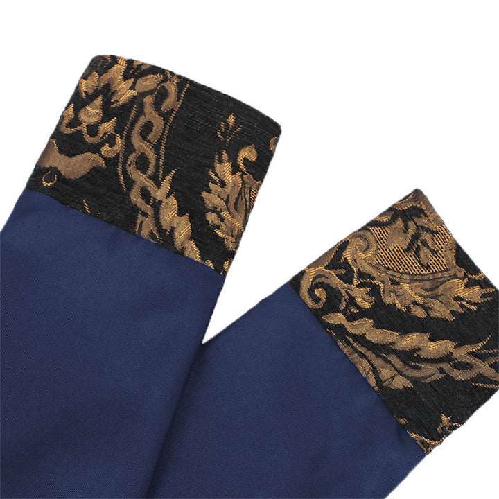 WorldNorse Viking Regal Gold Brocade Trimmed Tunic Costume Robe - image 15