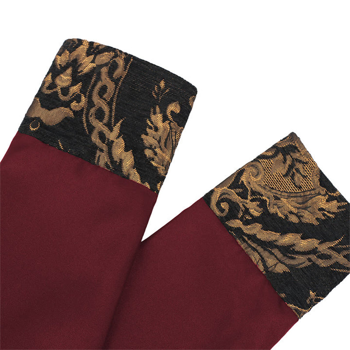 WorldNorse Viking Regal Gold Brocade Trimmed Tunic Costume Robe - image 9