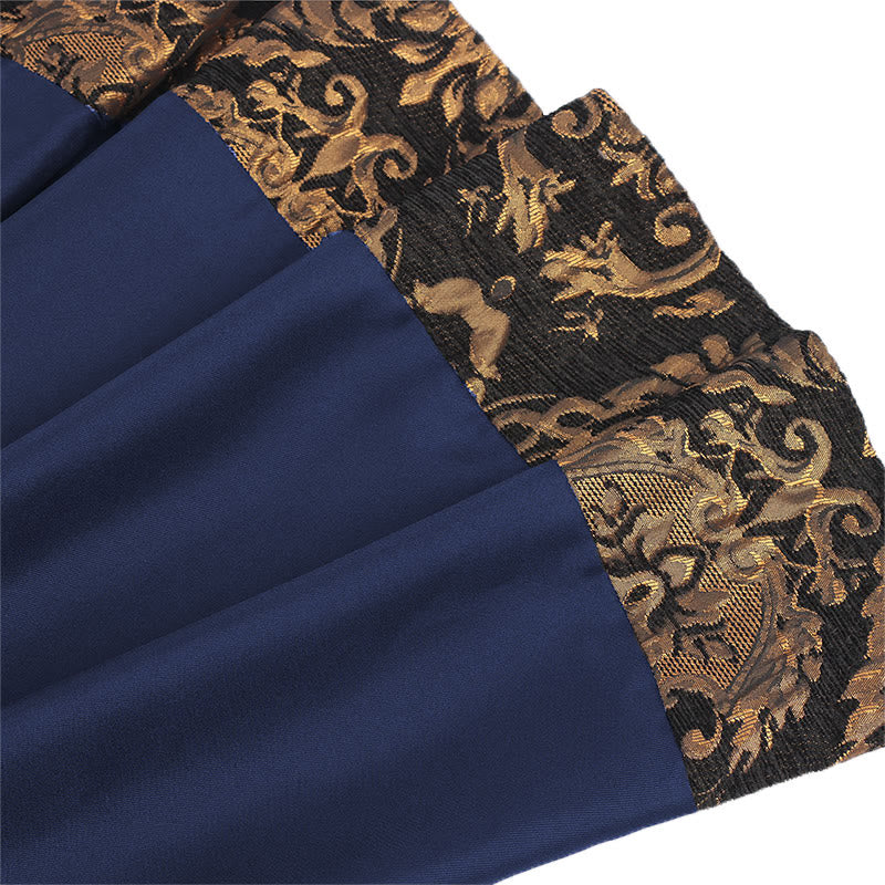 WorldNorse Viking Regal Gold Brocade Trimmed Tunic Costume Robe - image 16