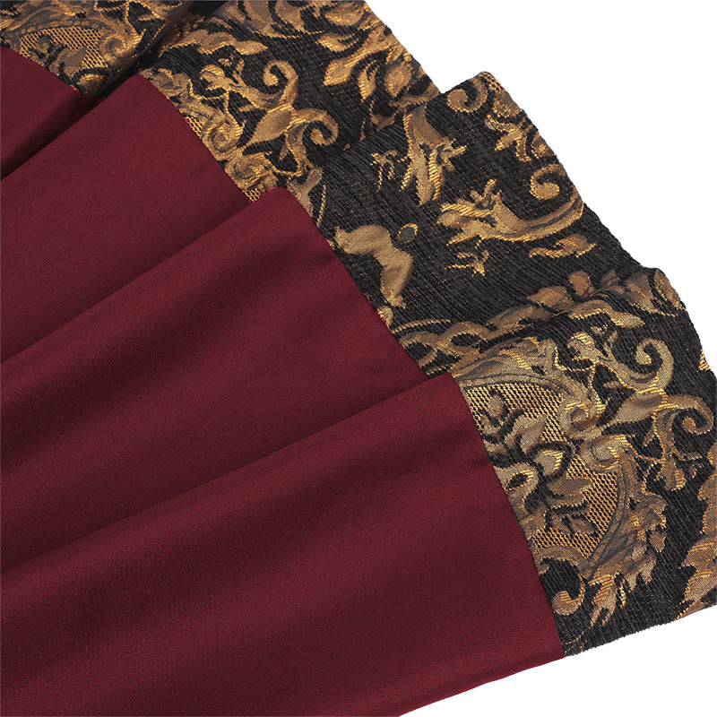 WorldNorse Viking Regal Gold Brocade Trimmed Tunic Costume Robe - image 10