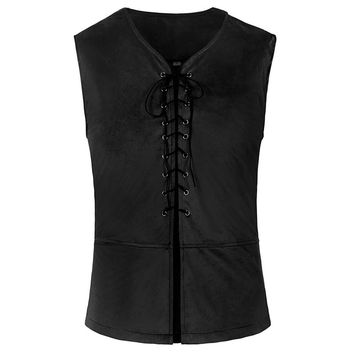 WorldNorse Norse Merchant Sash Tunic Vest Costume Set - image 19