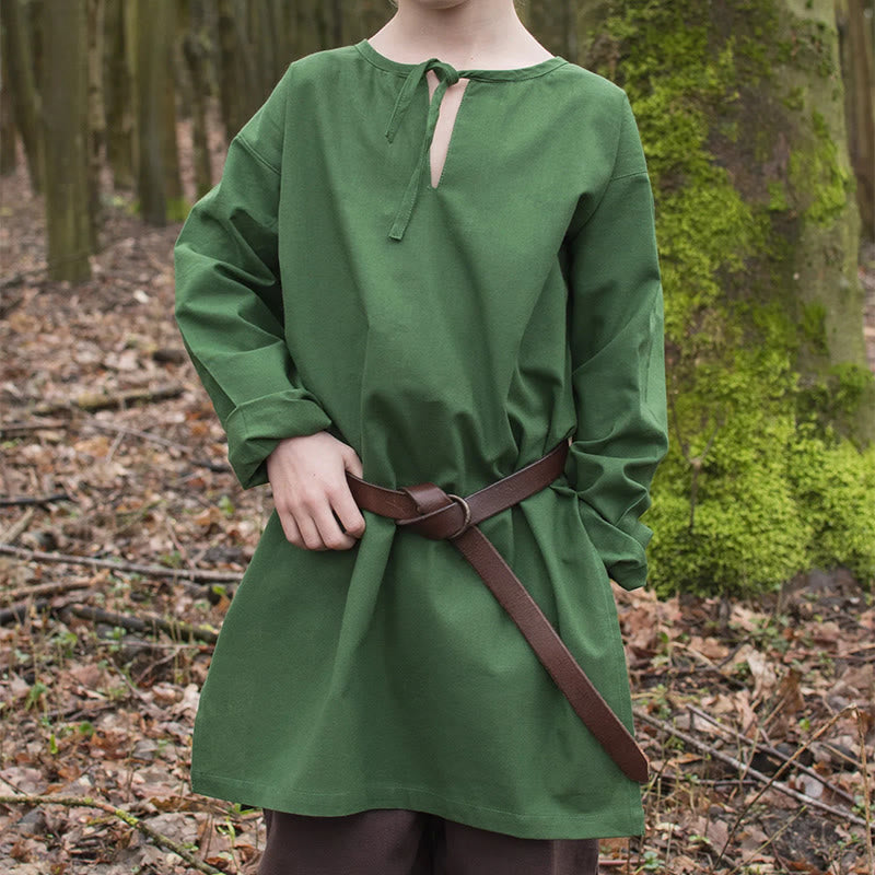 WorldNorse Medieval Forest Ranger Costume Shirt - Green - 4XL - image 0