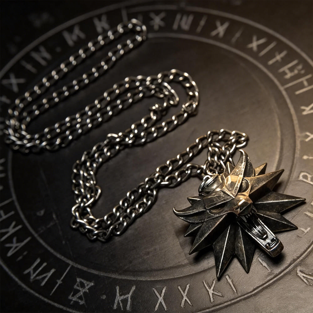 FREE Today: Wild Hunt White Wolf Medallion Necklace - image 1