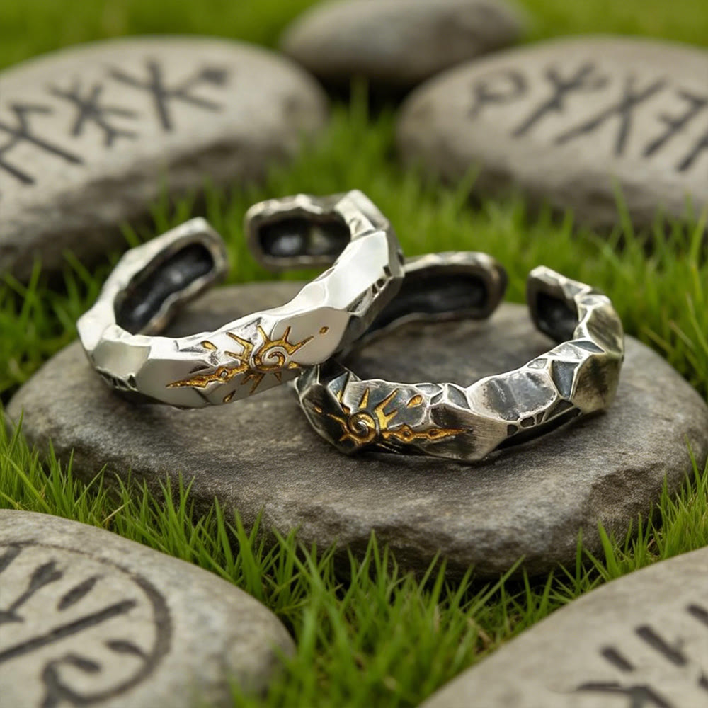 FREE Today: Wish Emblem Hammered Open Ring / Necklace / Earrings - image 0