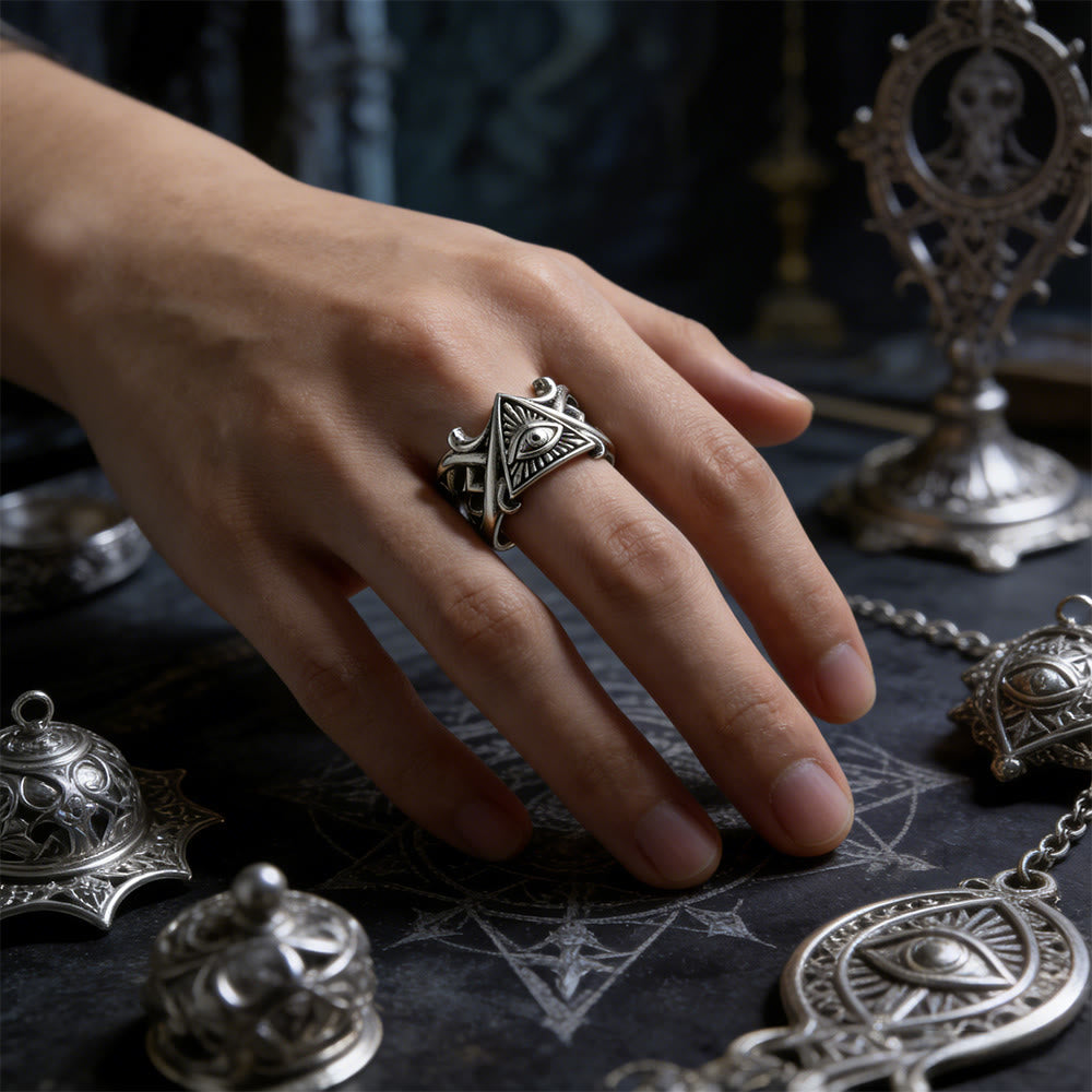 FREE Today: Ancient Mystic Pyramid Eye Ring - image 1