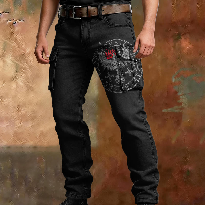 WorldNorse Viking Vegvisir Compass Cargo Pants - image 1