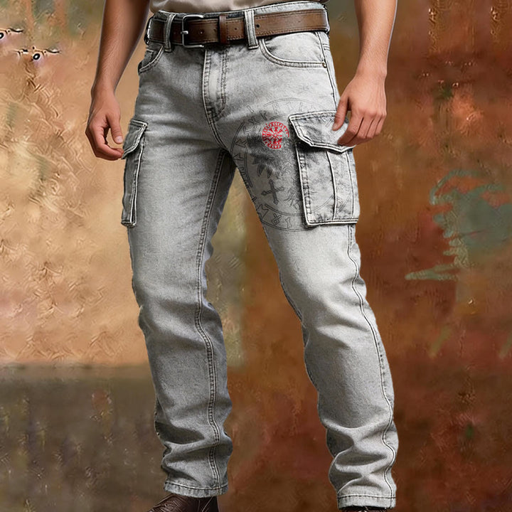 WorldNorse Viking Vegvisir Compass Cargo Pants - image 3