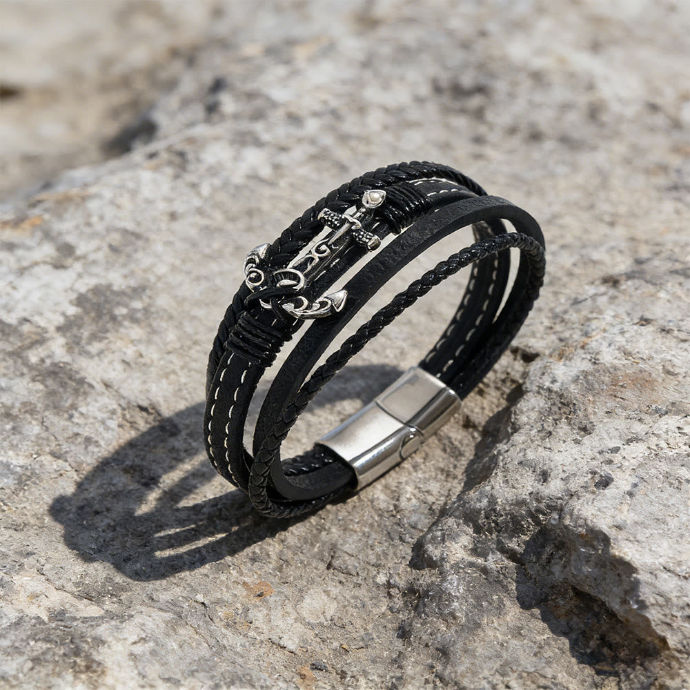 WorldNorse Seafarer Steel Anchor Bracelet - image 2