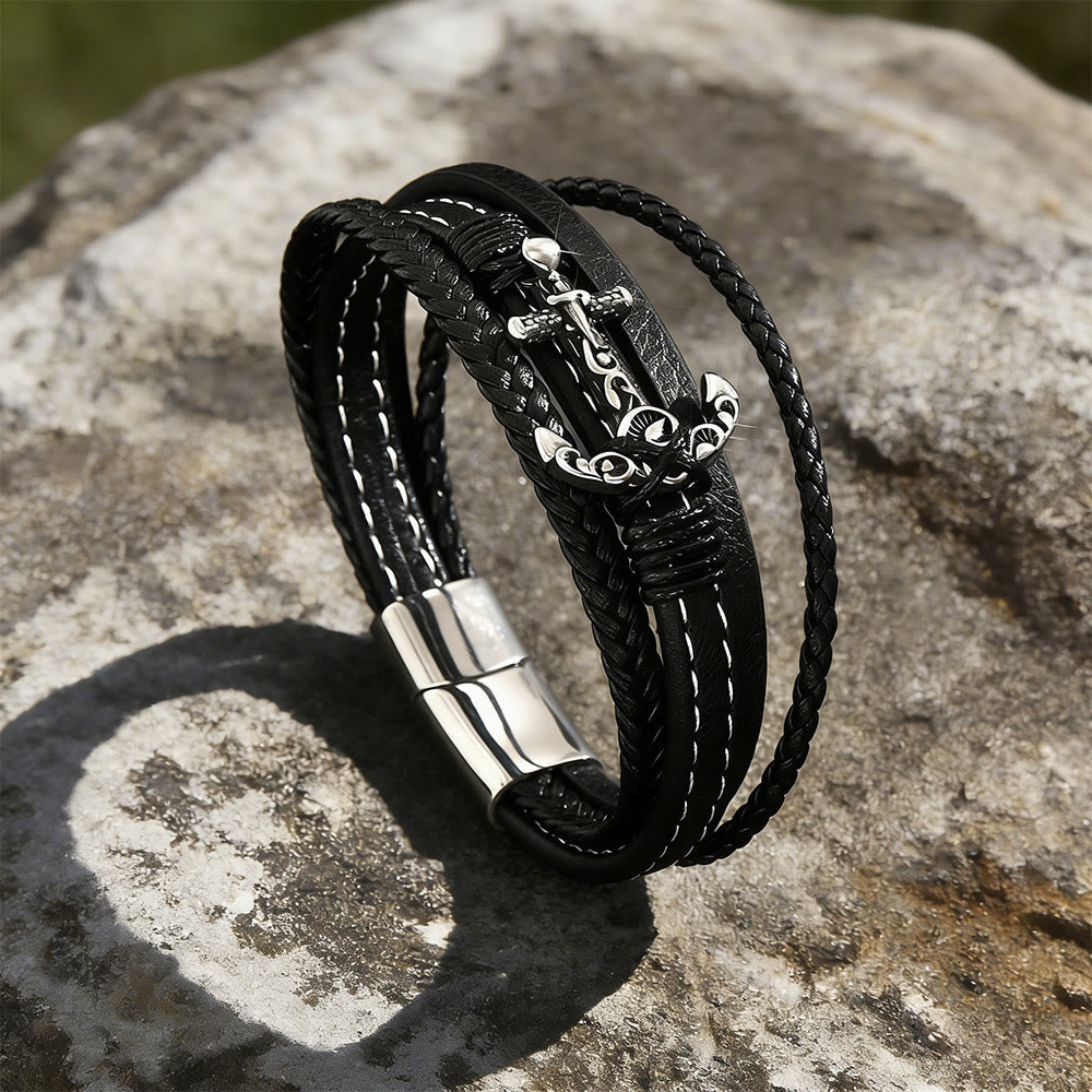 WorldNorse Seafarer Steel Anchor Bracelet - Anchor - image 0