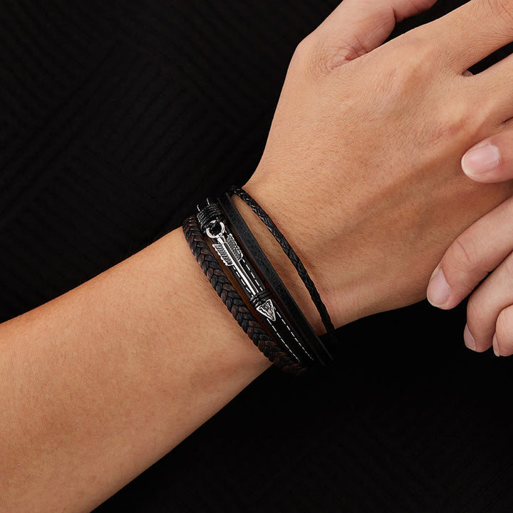 WorldNorse Polished Arrowhead Leather Bracelet - image 10