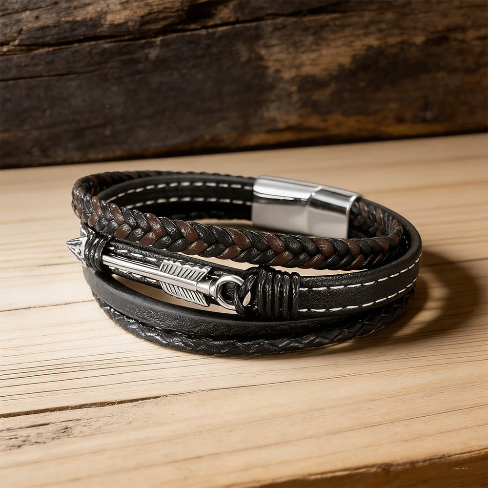 WorldNorse Polished Arrowhead Leather Bracelet - image 4