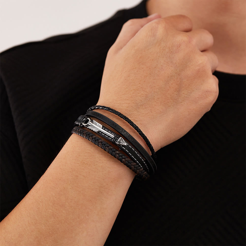 WorldNorse Polished Arrowhead Leather Bracelet - image 11