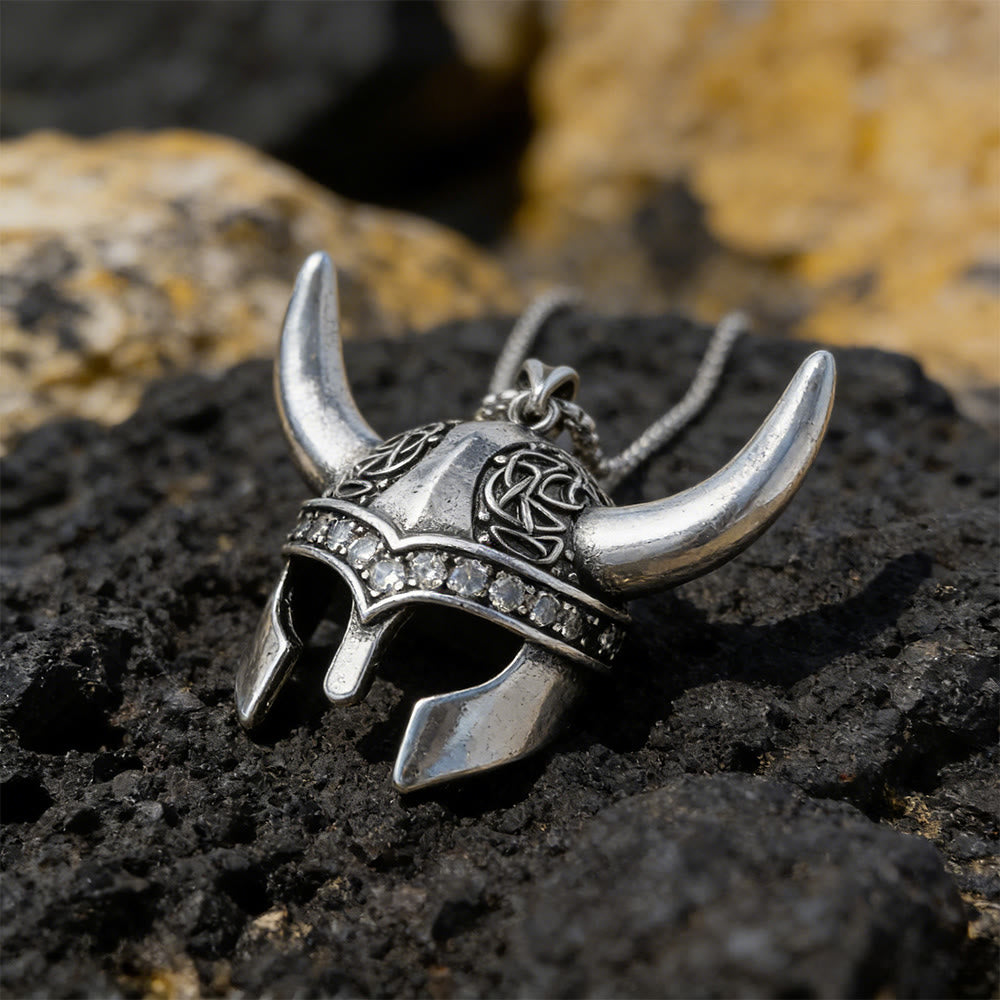 WorldNorse Ancient Celtic Knot Viking Helmet Necklace - image 3