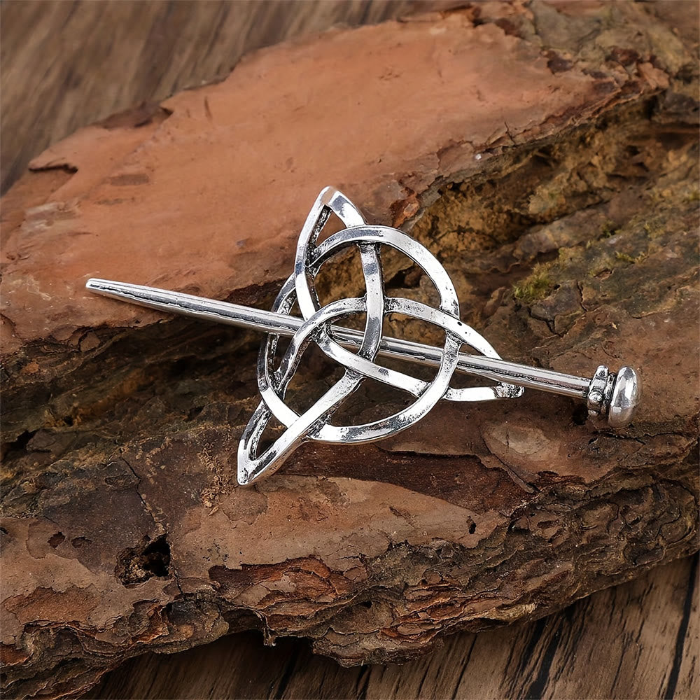 FREE Today: Nordic Vintage Viking Celtic Knot Hairpin - Round - image 0