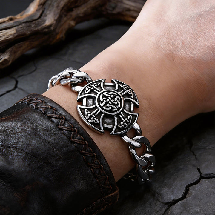 WorldNorse Viking Celtic Knot Stainless Steel Bracelet  - E - image 7