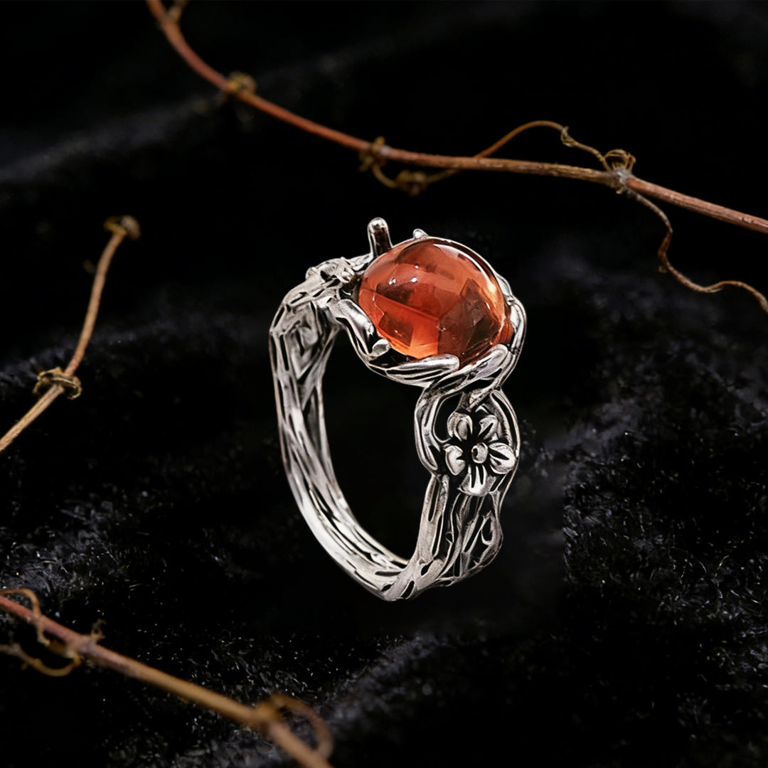 FREE Today: Twig Tree Branch Floral Amber Ring - image 4