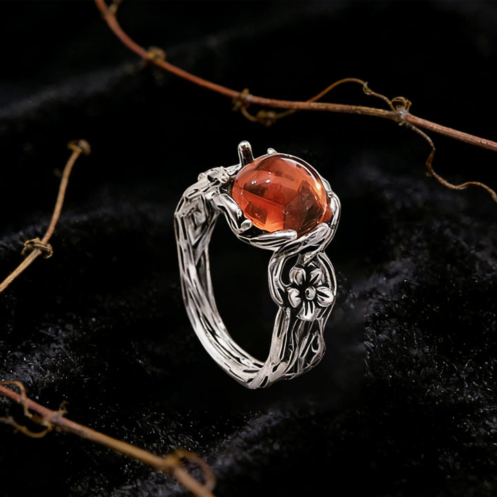 FREE Today: Twig Tree Branch Floral Amber Ring - image 4
