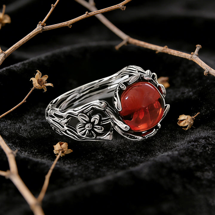 FREE Today: Twig Tree Branch Floral Amber Ring - image 5