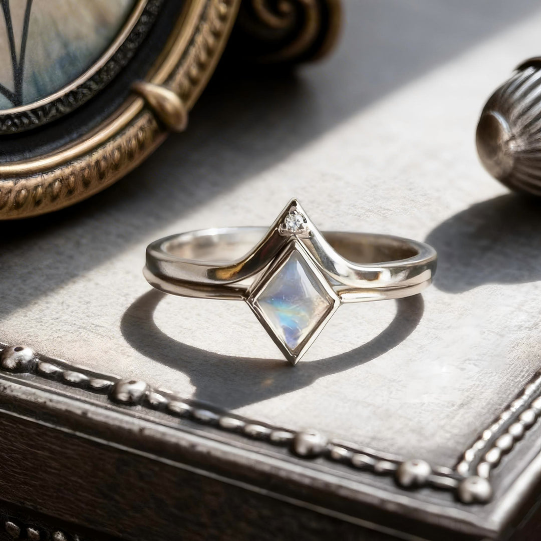 FREE Today: Luminous Prism Moonstone Ring - US 10 - image 0