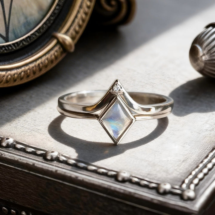 FREE Today: Luminous Prism Moonstone Ring - US 10 - image 0