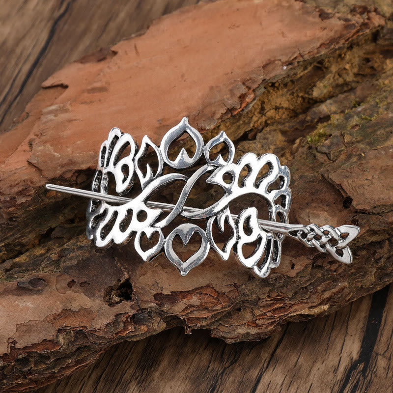 WorldNorse Heartleaf Celtic Knot Hairpin - Knot - image 2