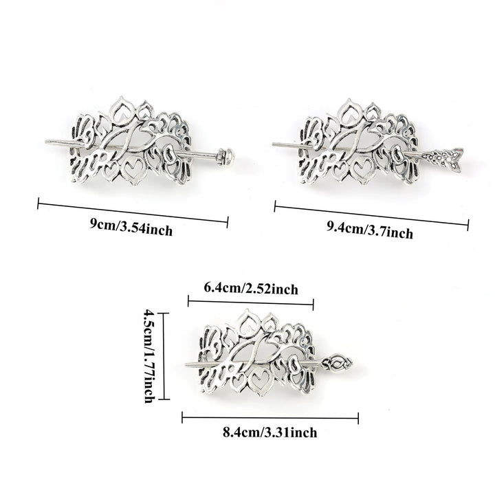 WorldNorse Heartleaf Celtic Knot Hairpin - image 3