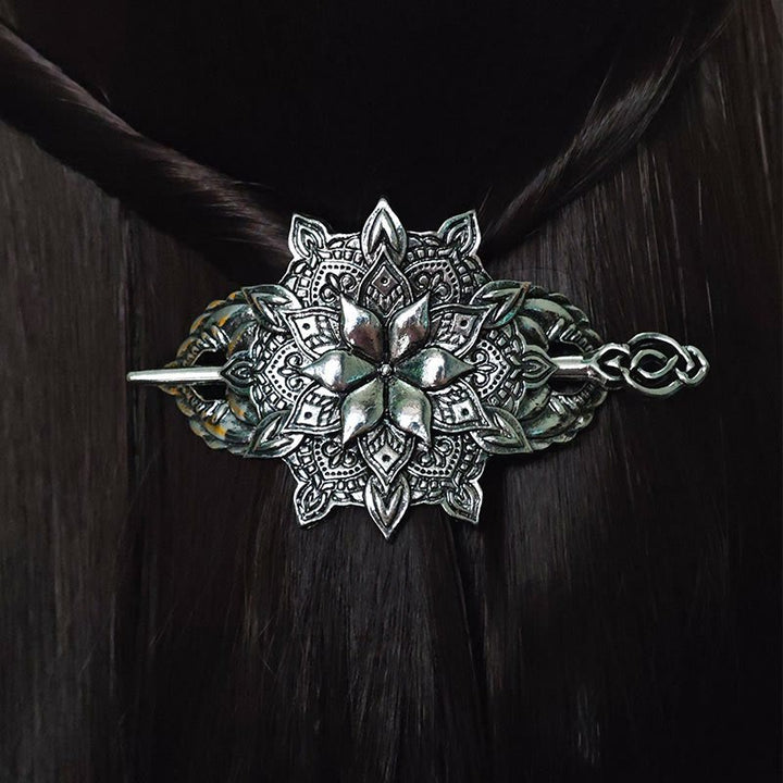 WorldNorse Sacred Knot Floral Hairpin - image 5