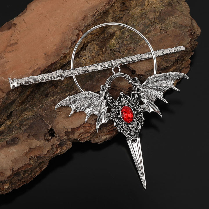 WorldNorse Wyrmclaw Winged Knot Hairpin - image 5