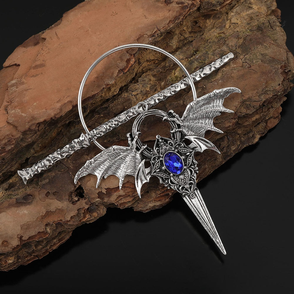 WorldNorse Wyrmclaw Winged Knot Hairpin - image 1