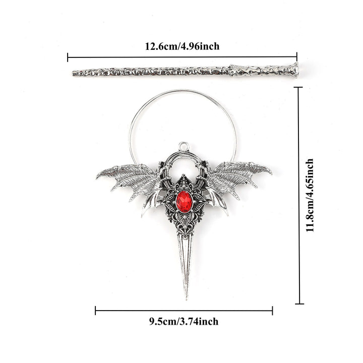 WorldNorse Wyrmclaw Winged Knot Hairpin - image 6