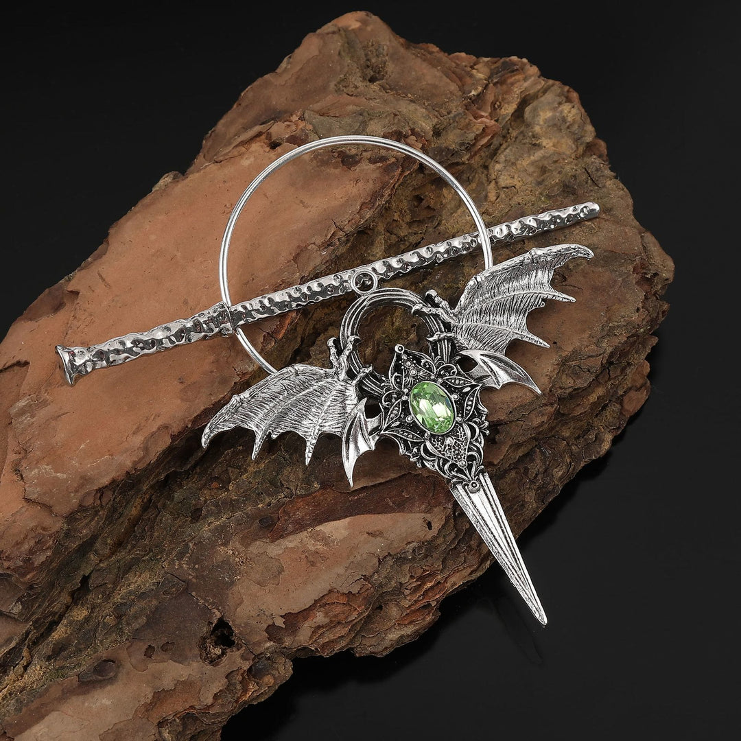 WorldNorse Wyrmclaw Winged Knot Hairpin - image 3