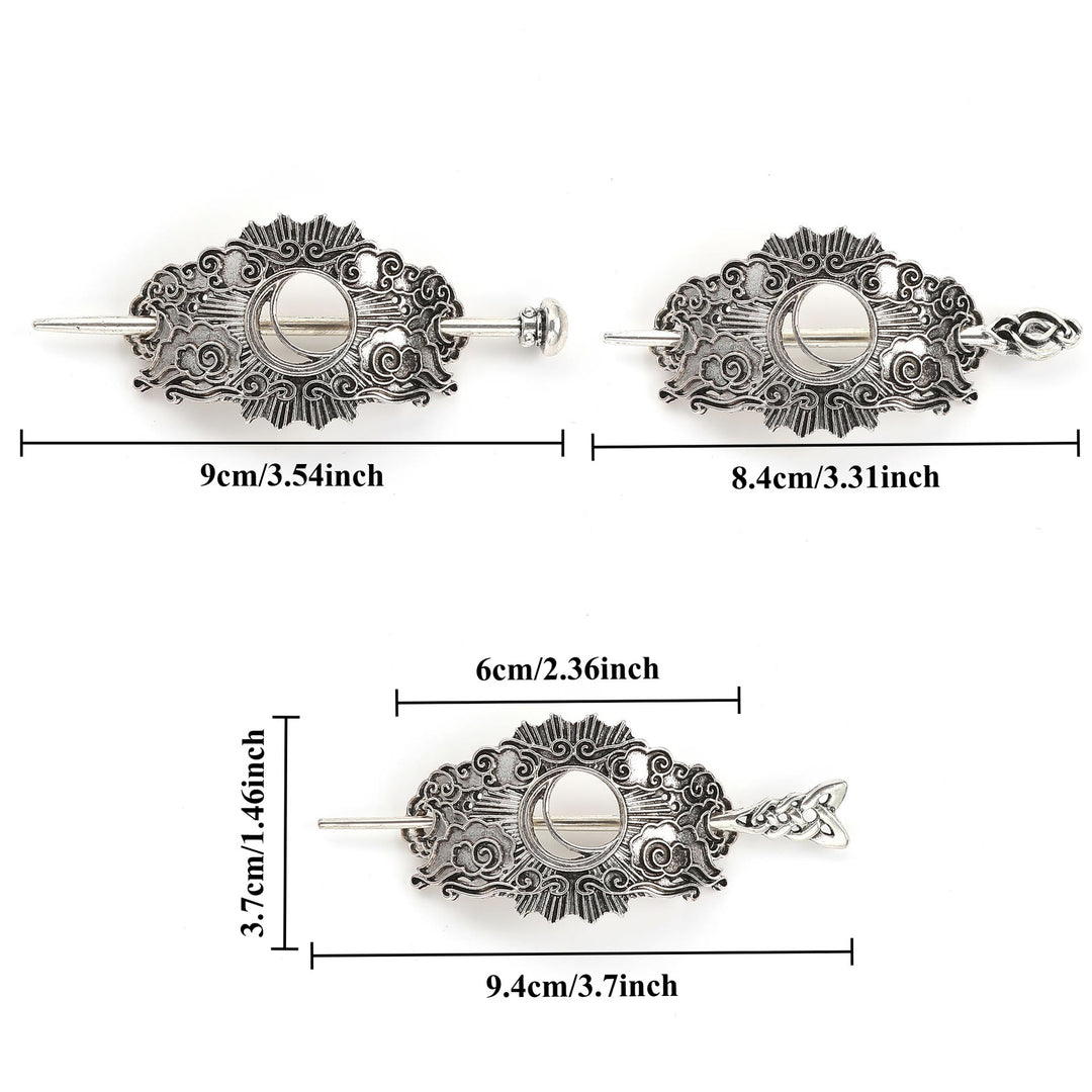 WorldNorse Viking Cloud Crescent Knot Hairpin - image 3