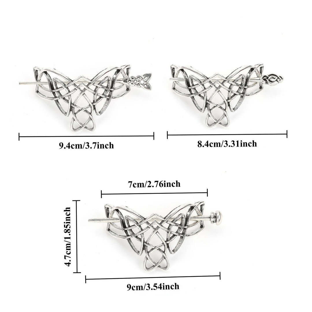 WorldNorse Viking Celtic Knot Weave Hairpin - image 3