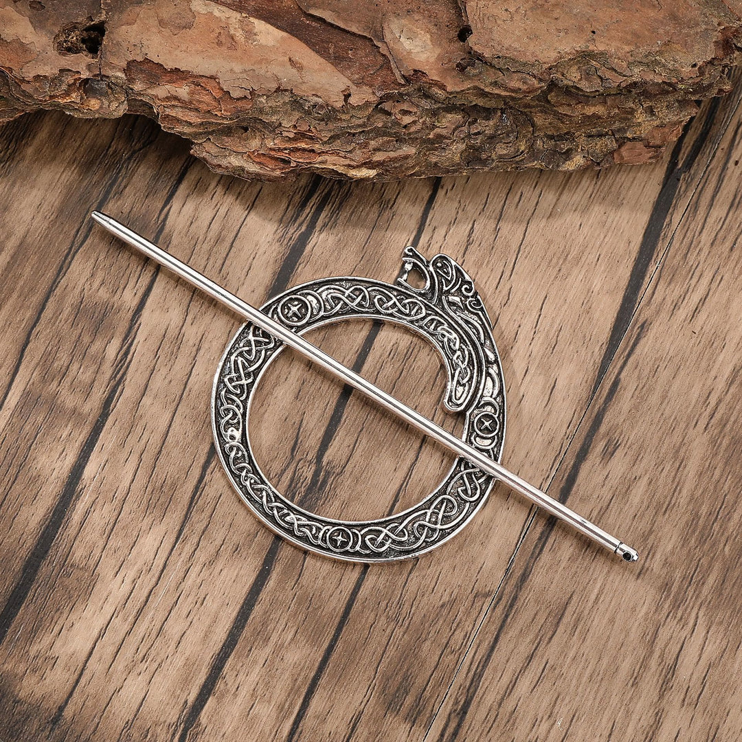 WorldNorse Norse Dragon Celtic Weave Hairpin - image 2