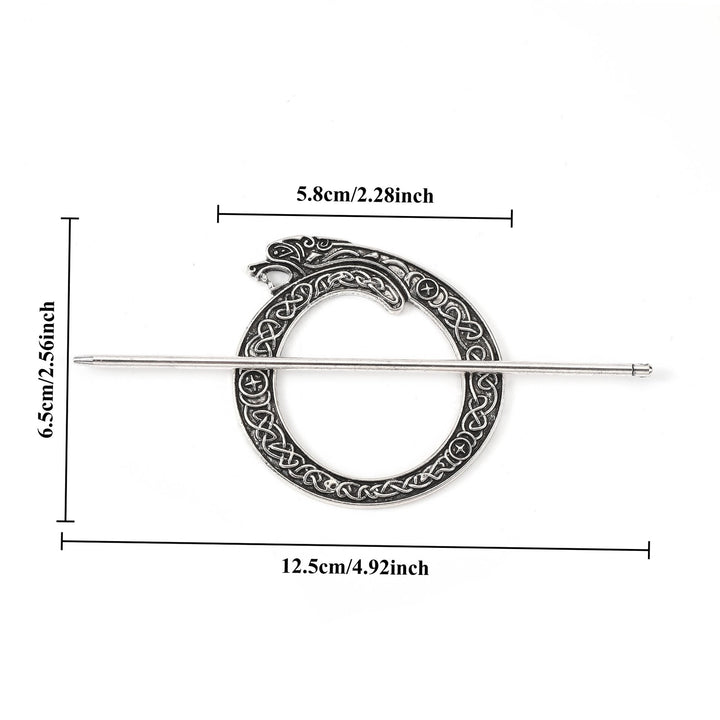 WorldNorse Norse Dragon Celtic Weave Hairpin - image 3
