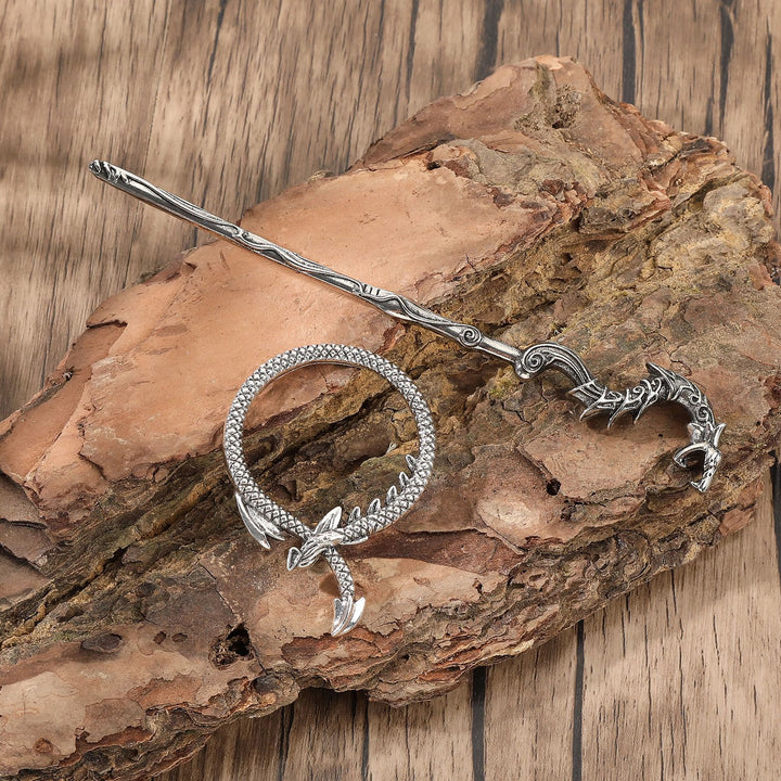WorldNorse Viking Ancient Dragon Knot Hairpin - image 1