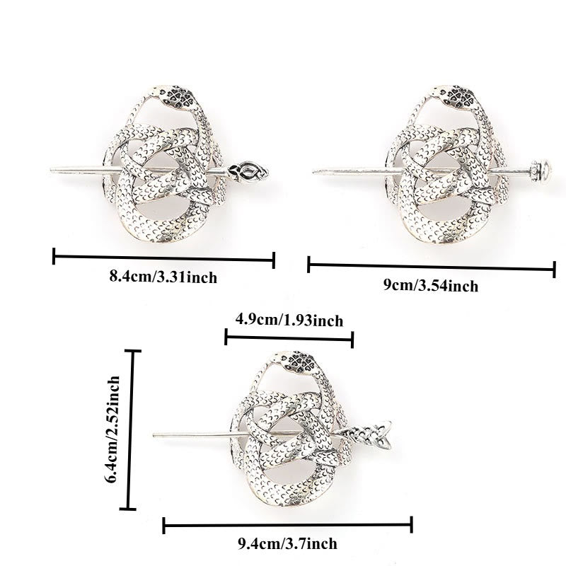 WorldNorse Viking Coiled Serpent Knot Hairpin - image 3