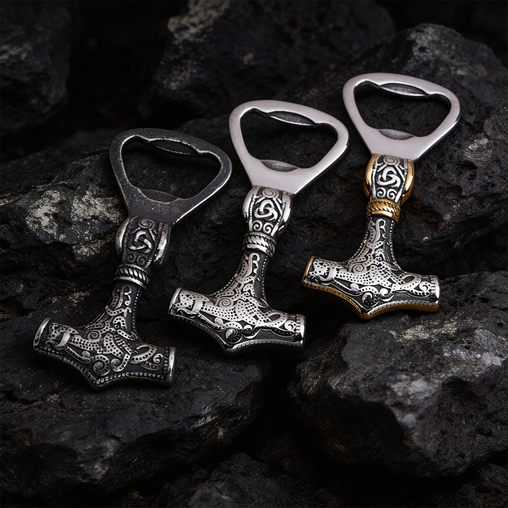 WorldNorse Viking Thor's Hammer Bottle Opener - image 9