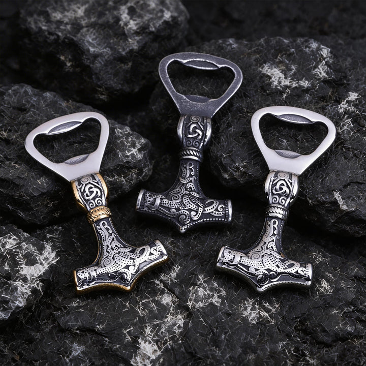 WorldNorse Viking Thor's Hammer Bottle Opener - image 0