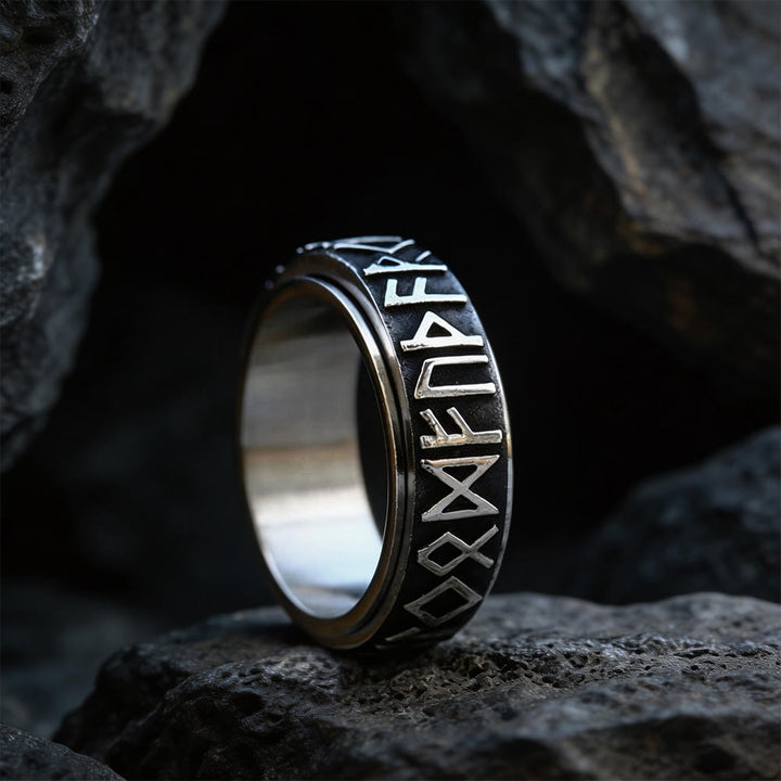 WorldNorse Classic Norse Rune Spinnner Ring - image 2