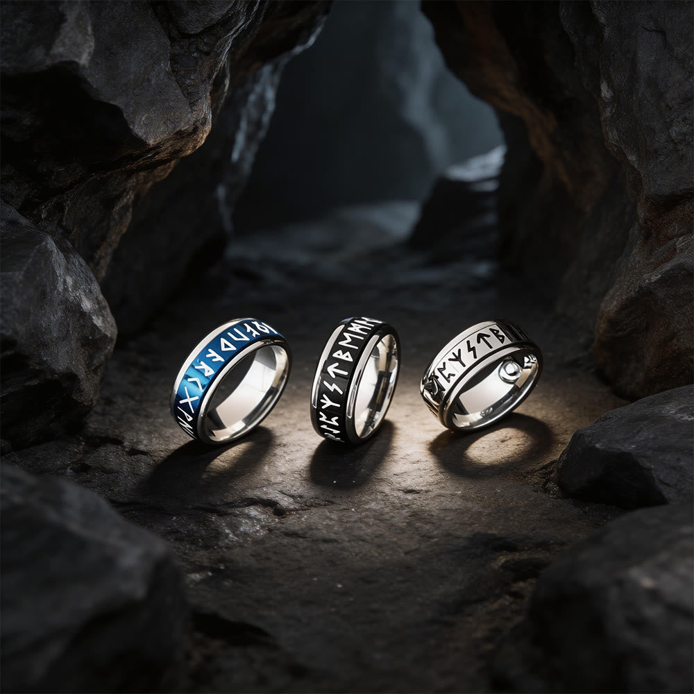 WorldNorse Classic Norse Rune Spinnner Ring - image 6