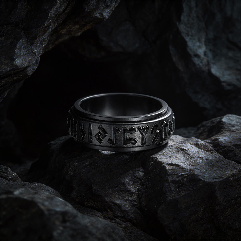 WorldNorse Classic Norse Rune Spinnner Ring - image 16