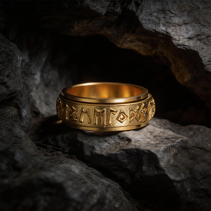 WorldNorse Classic Norse Rune Spinnner Ring - image 18
