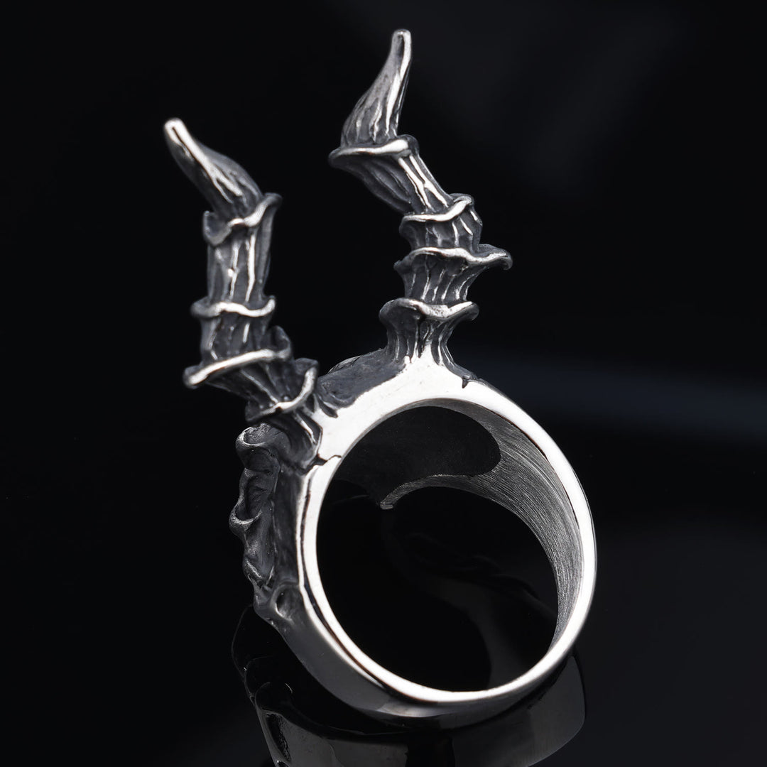 WorldNorse Occult Skull Candle Ring - image 4