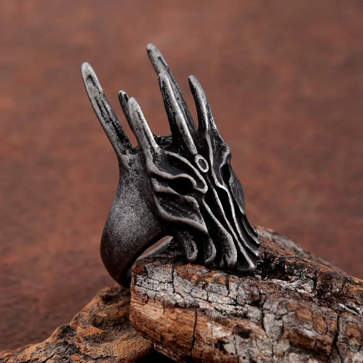 WorldNorse Fallen King Spiked Crown Ring - image 2