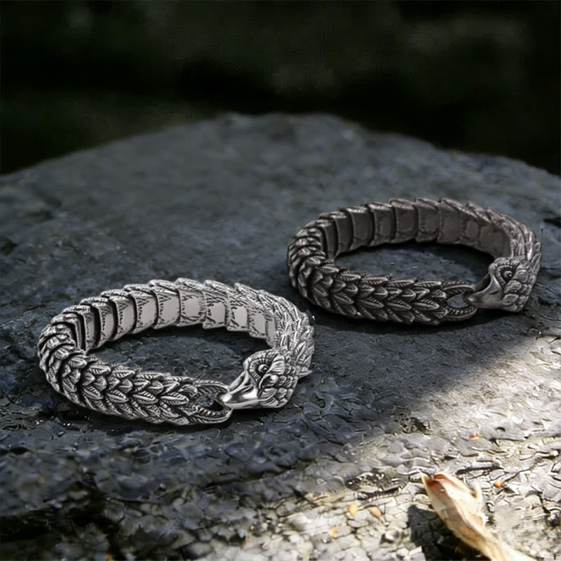 WorldNorse Twin Raven Feather Bracelet - image 8