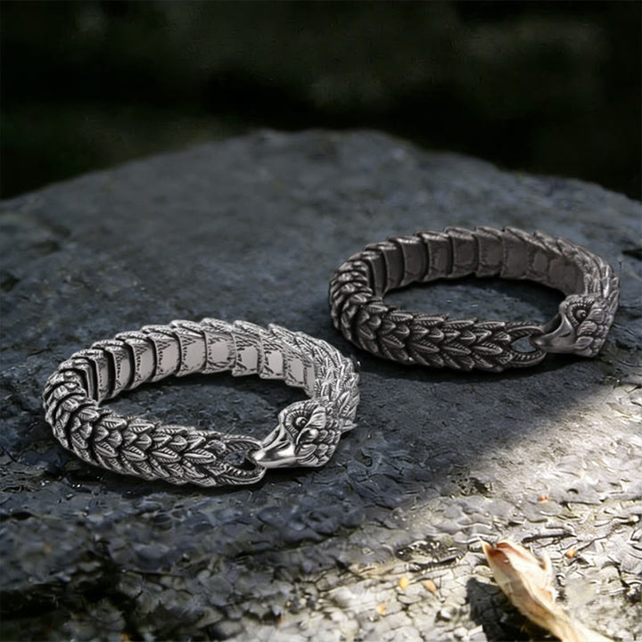 WorldNorse Twin Raven Feather Bracelet - image 8