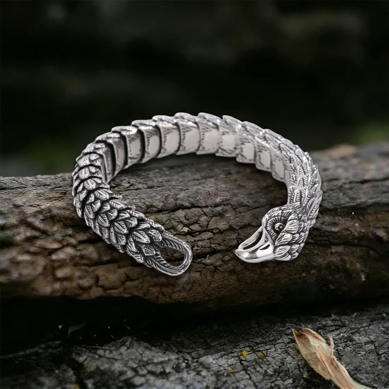WorldNorse Twin Raven Feather Bracelet - image 7